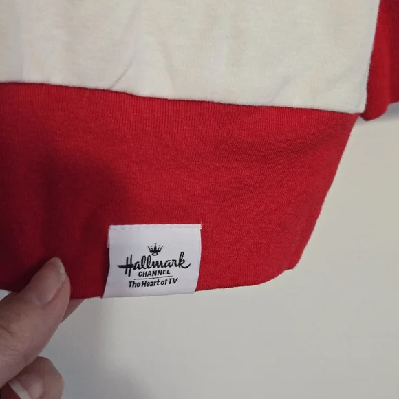 Hallmark White and Red Sweatshirt - Picture 5 of 7